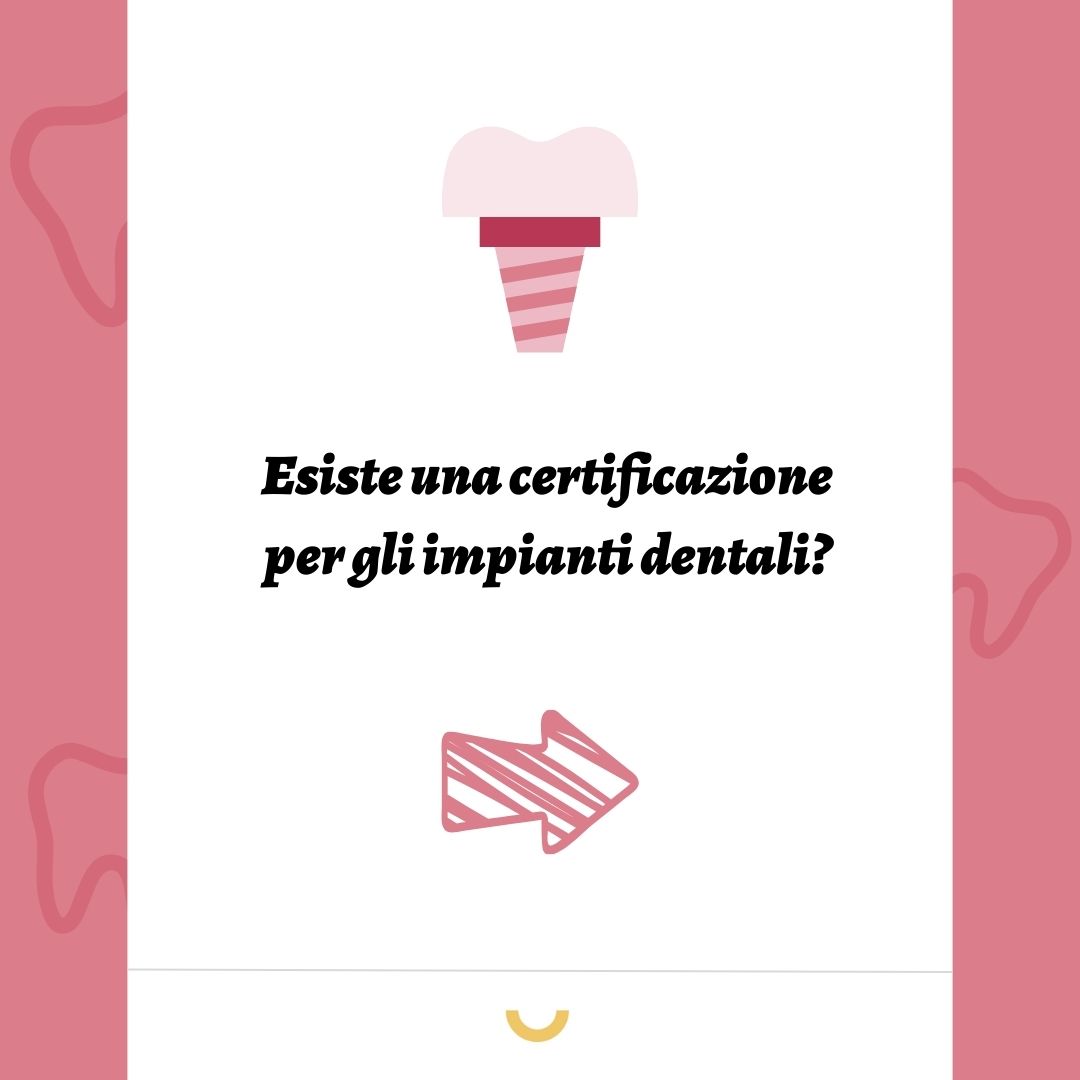 certificazione impianti dentali