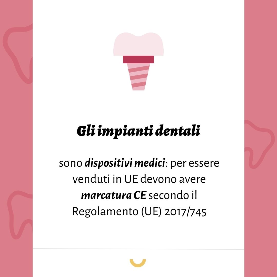 certificazione ce impianti dentali