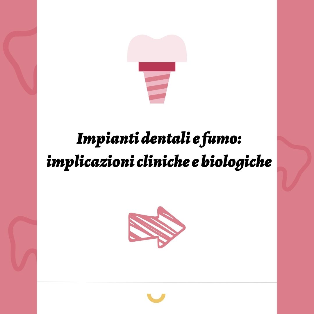impianti dentali e fumo