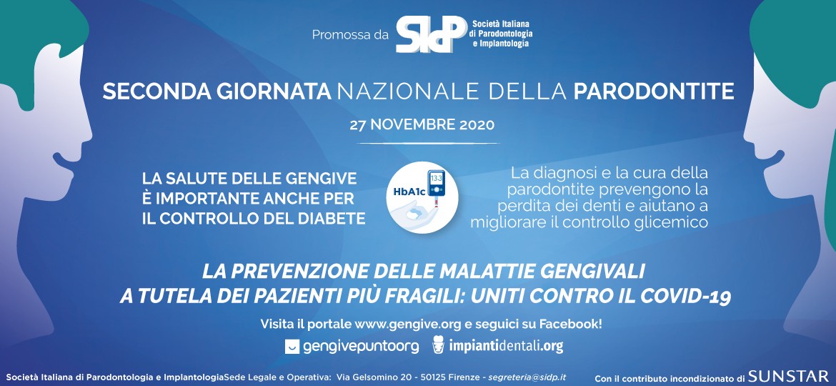 locandina seconda giornata nazionale della parodontite 2020