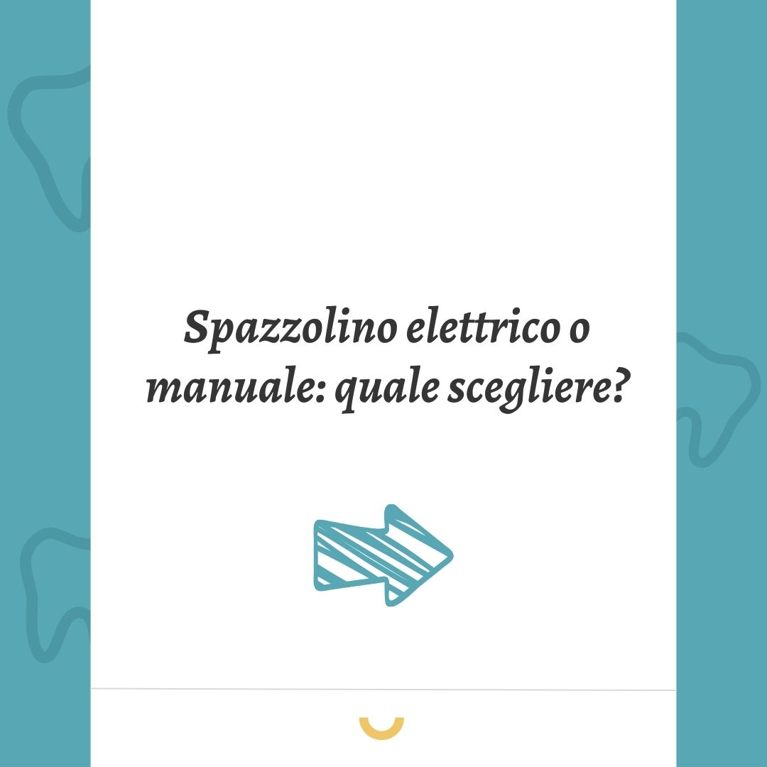 spazzolino elettrico o manuale