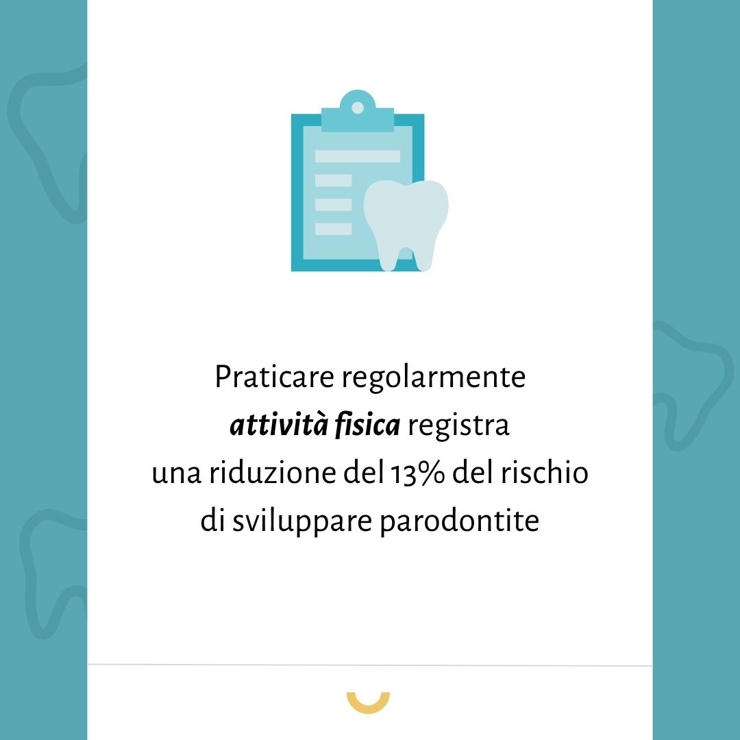 parodontite e attività fisica