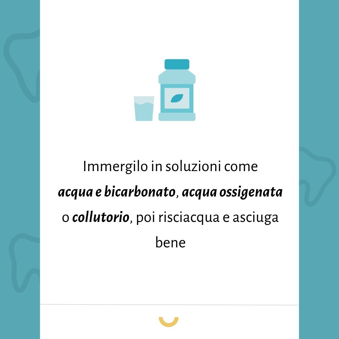 disinfettare spazzolino