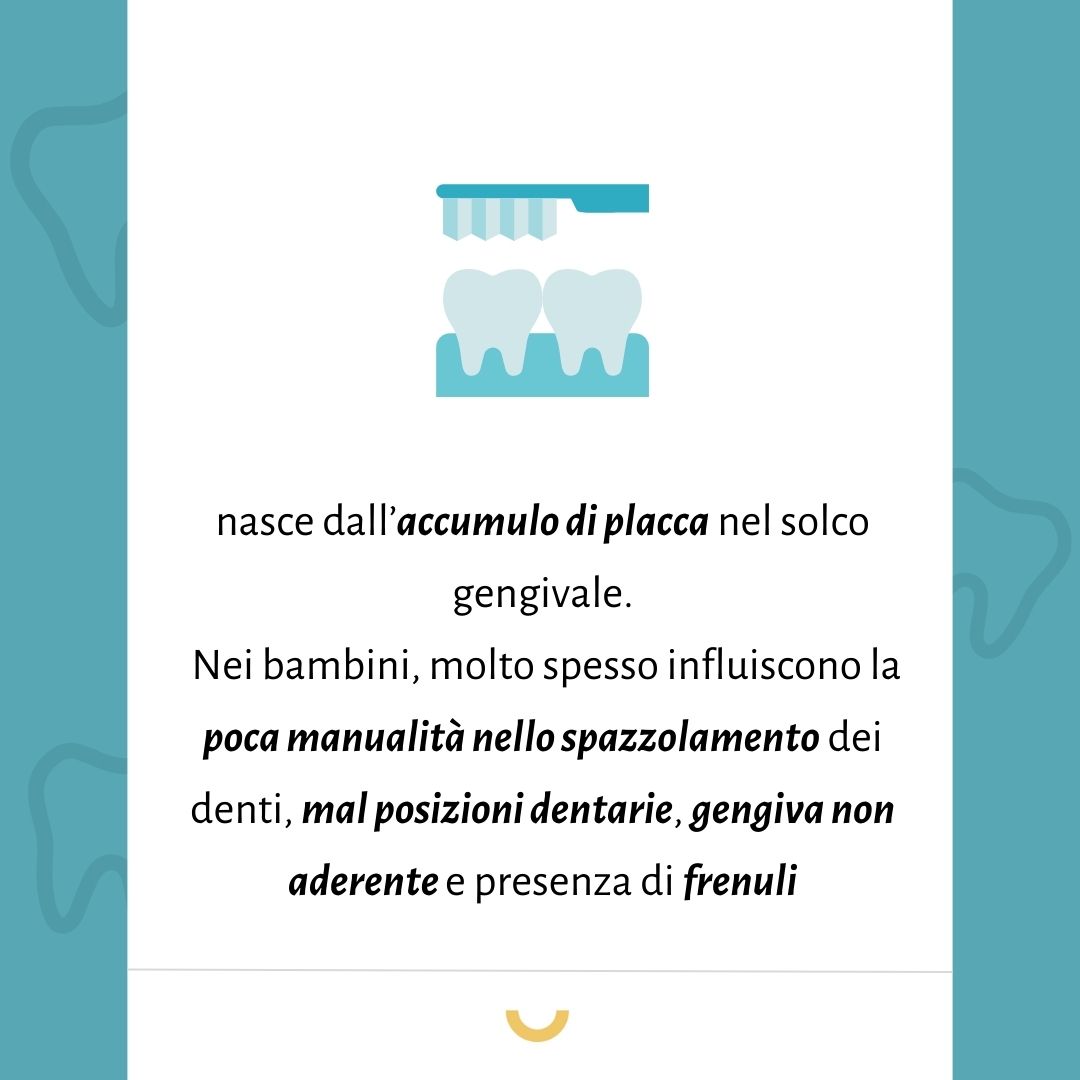 gengive arrossate bambini