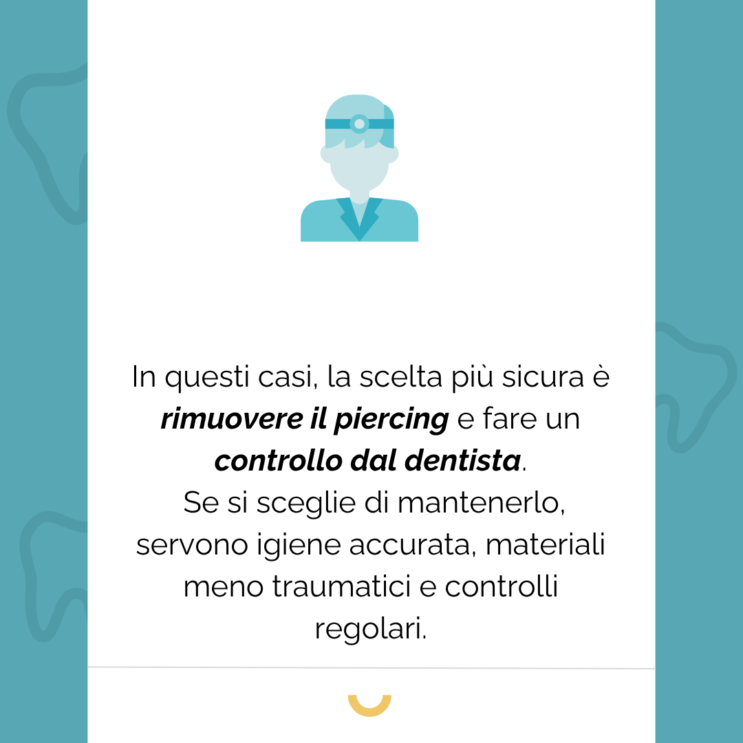 rischi piercing alla bocca